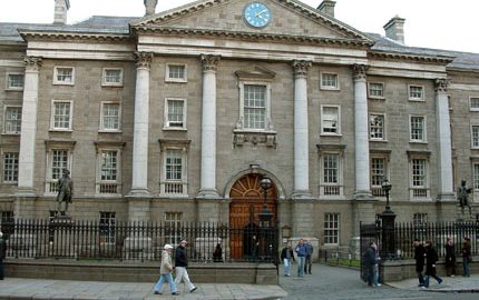 Trinity College Dublin Ireland Front Arch