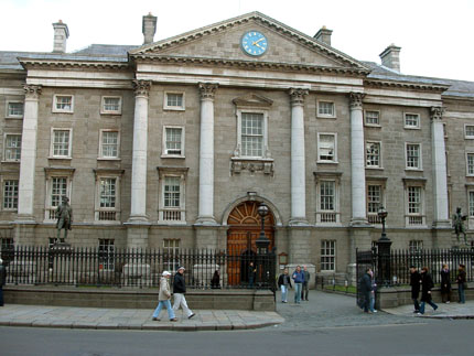 Trinity College Dublin Ireland Front Arch