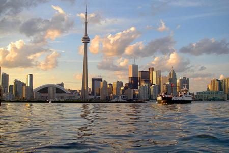 Skyline of Toronto viewed from Harbour credits Derek Tsang Kingston Canada