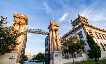 Tabacalera fachada Área de Turismo. Ayuntamiento de Málaga