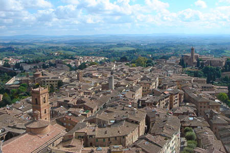 Siena roofs by Taty2007 - Wikimedia Commos